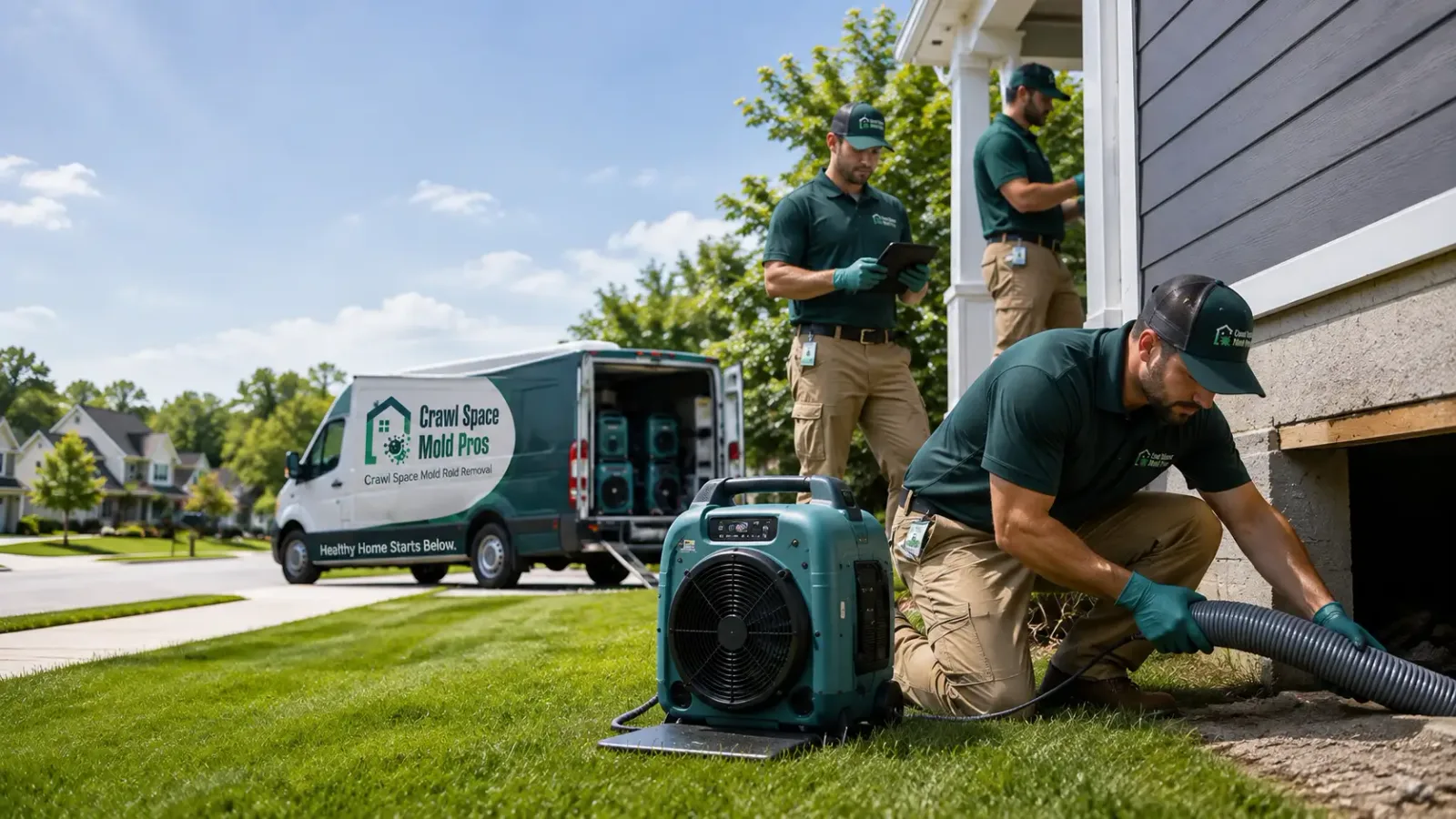 Crawl Space Mold Removal in Bethany, WV